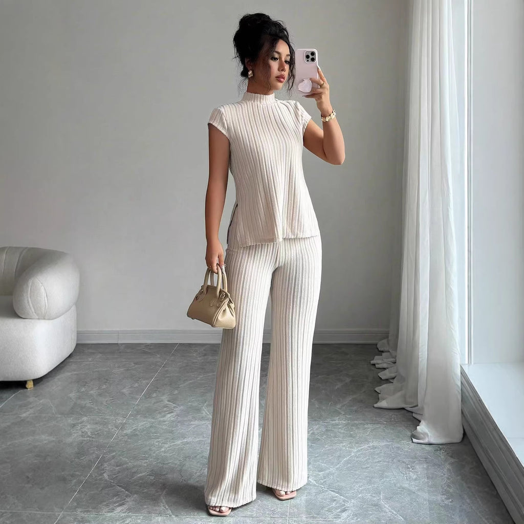 Plisovaná dvoudílná sada – elegantní a nenucený styl