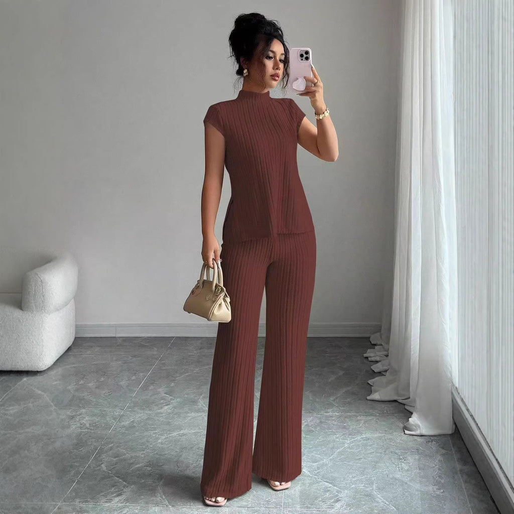 Plisovaná dvoudílná sada – elegantní a nenucený styl