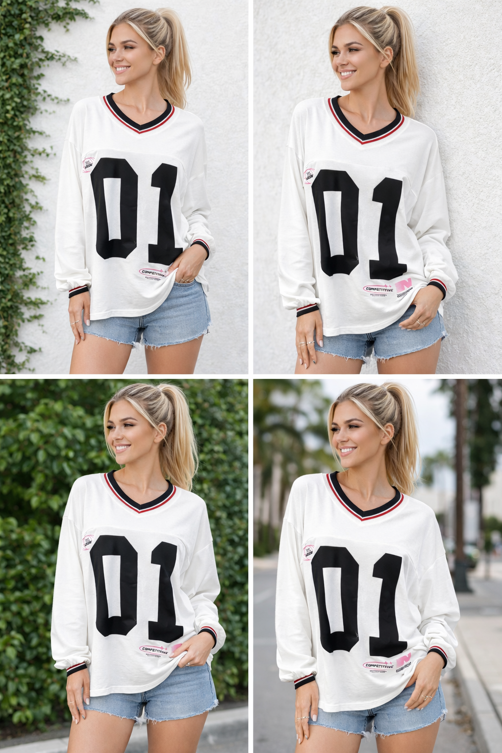 Varsity 01 Graphic Jersey Top